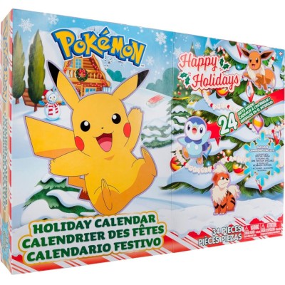 POKEMON HOLIDAY CALENDAR 24 DAYS COUNTDOWN CALENDARIO JAZWARES