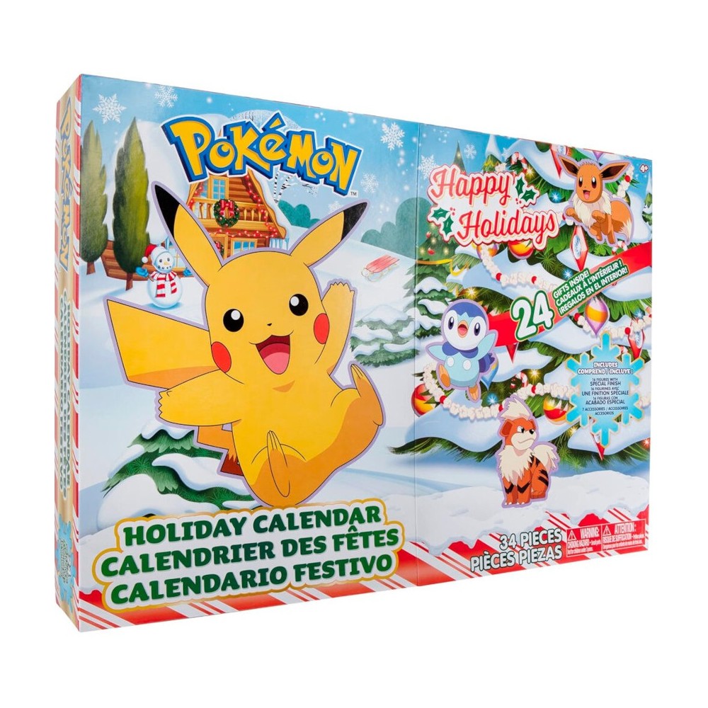 JAZWARES POKEMON HOLIDAY CALENDAR 24 DAYS COUNTDOWN