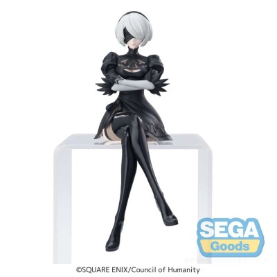 SEGA GOODS NIER AUTOMATA 2B PM PERCHING PVC STATUE FIGURE