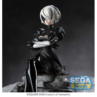 NIER AUTOMATA 2B PM PERCHING STATUA FIGURE SEGA GOODS