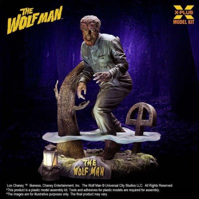 LON CHANEY JR AS THE WOLFMAN MODEL KIT FIGURE X-PLUS