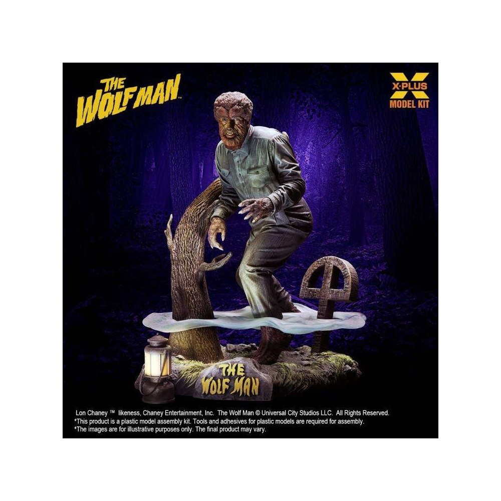 X-PLUS LON CHANEY JR AS THE WOLFMAN MODEL KIT PVC FIGURE