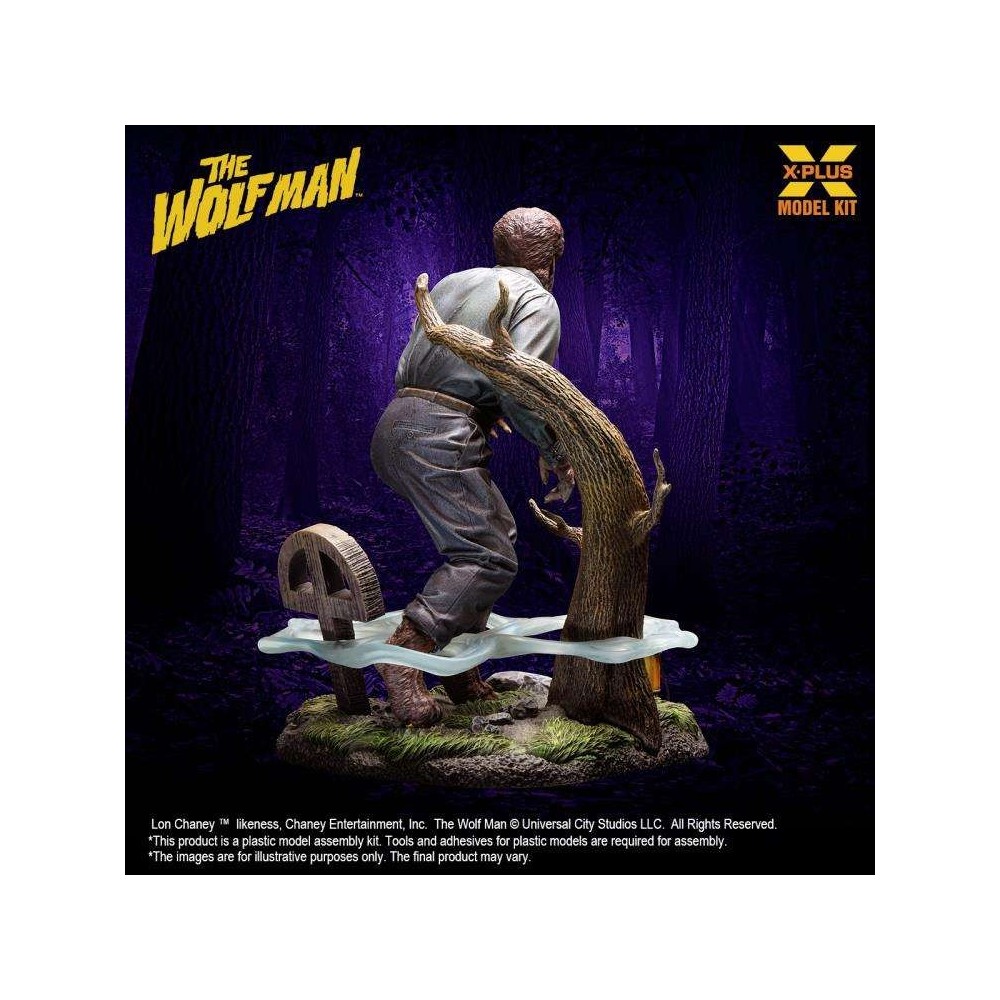 X-PLUS LON CHANEY JR AS THE WOLFMAN MODEL KIT PVC FIGURE