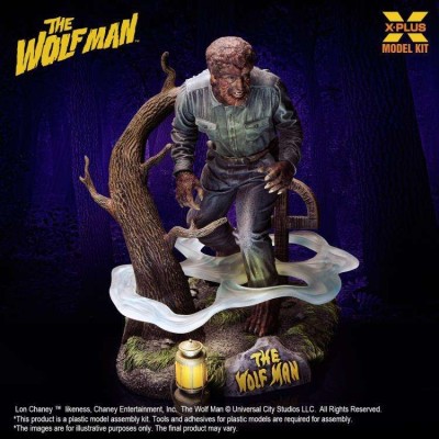 X-PLUS LON CHANEY JR AS THE WOLFMAN MODEL KIT PVC FIGURE