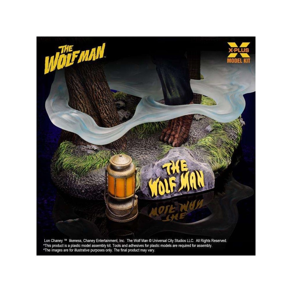 X-PLUS LON CHANEY JR AS THE WOLFMAN MODEL KIT PVC FIGURE