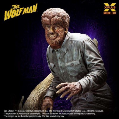 X-PLUS LON CHANEY JR AS THE WOLFMAN MODEL KIT PVC FIGURE