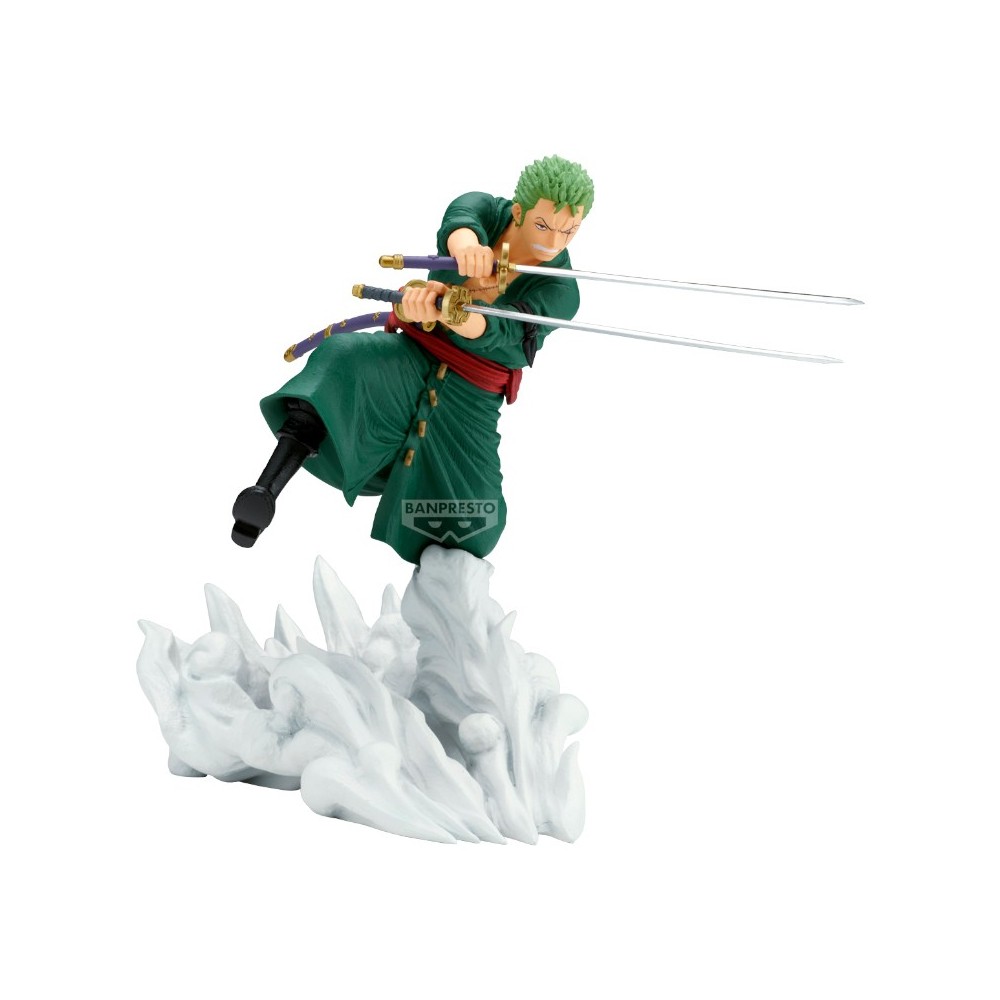ONE PIECE RORONOA ZORO EGGHEAD VER. SENKOZEKKEI STATUA FIGURE BANPRESTO