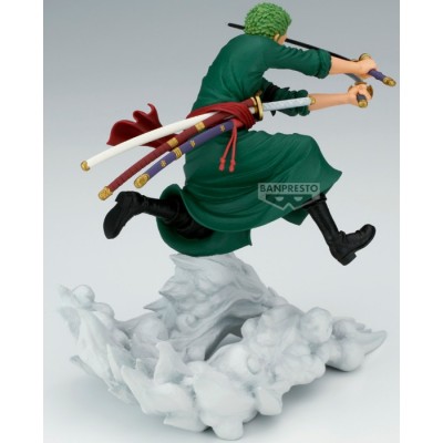 ONE PIECE RORONOA ZORO EGGHEAD VER. SENKOZEKKEI STATUA FIGURE BANPRESTO