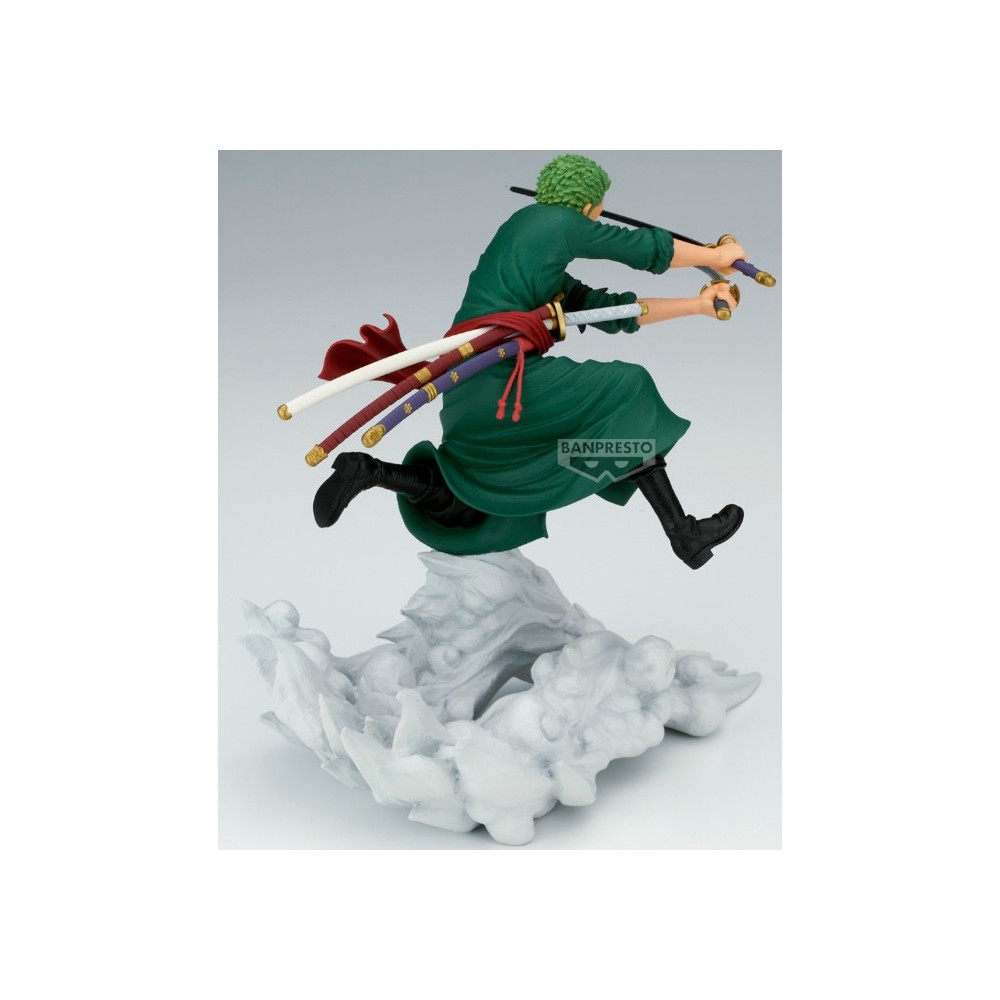 ONE PIECE RORONOA ZORO EGGHEAD VER. SENKOZEKKEI STATUA FIGURE BANPRESTO