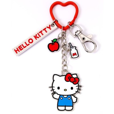 HELLO KITTY AND FRIENDS HELLO KITTY WITH CHARMS PORTACHIAVI IN METALLO CARAT