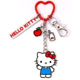 CARAT HELLO KITTY AND FRIENDS HELLO KITTY WITH CHARMS METAL KEYRING
