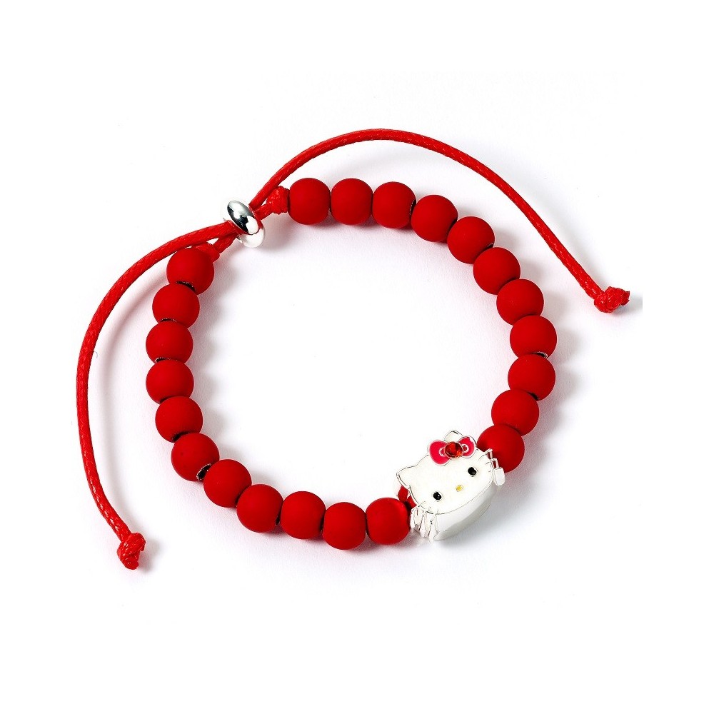 CARAT HELLO KITTY RED BEAD BRACELET