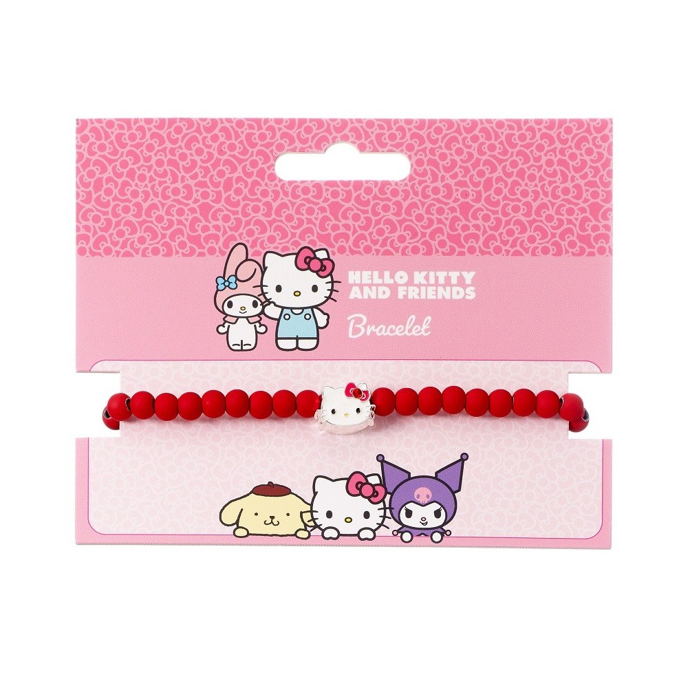 CARAT HELLO KITTY RED BEAD BRACELET
