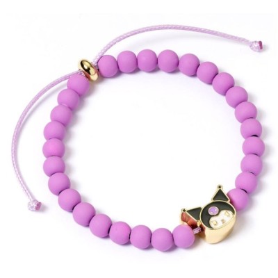 KUROMI PURPLE BEAD BRACCIALETTO CARAT