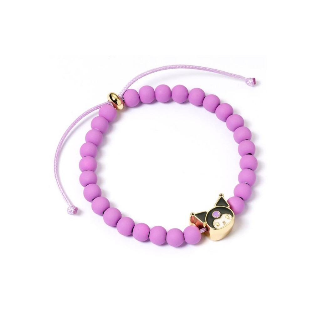 KUROMI PURPLE BEAD BRACCIALETTO CARAT