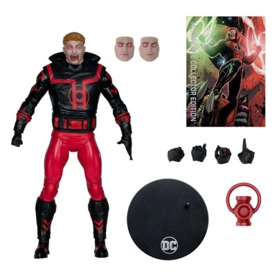 DC MULTIVERSE RED LANTERN GUY GARDNER ACTION FIGURE MC FARLANE