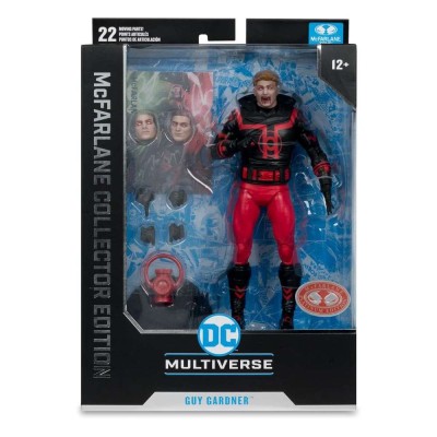 MC FARLANE DC MULTIVERSE RED LANTERN GUY GARDNER PVC ACTION FIGURE