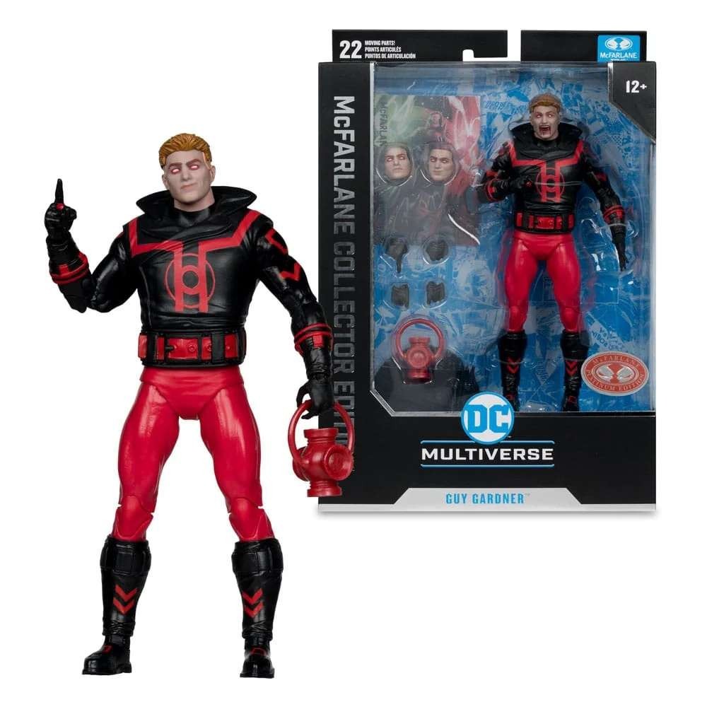 MC FARLANE DC MULTIVERSE RED LANTERN GUY GARDNER PVC ACTION FIGURE