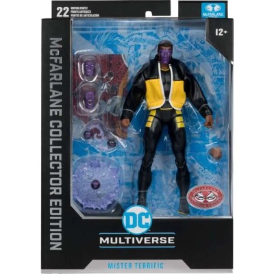 MC FARLANE DC MULTIVERSE SERIES MISTER TERRIFIC PVC ACTION FIGURE