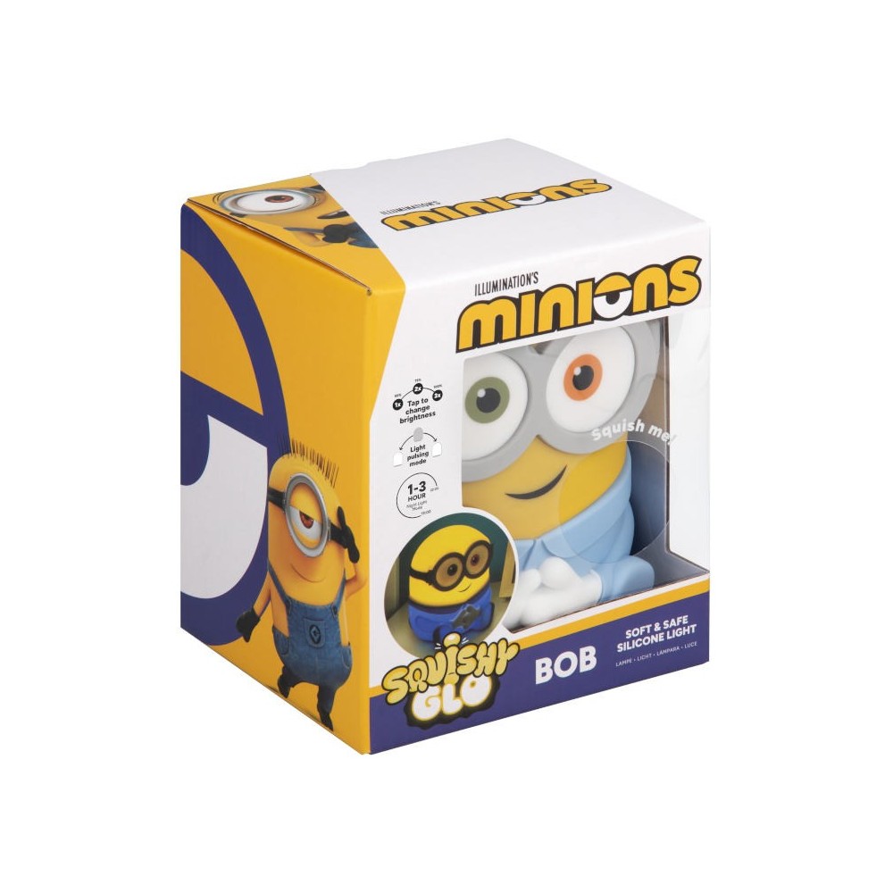 MINIONS BOB SQUISHYGLO SILICONE LAMPADA PALADONE PRODUCTS