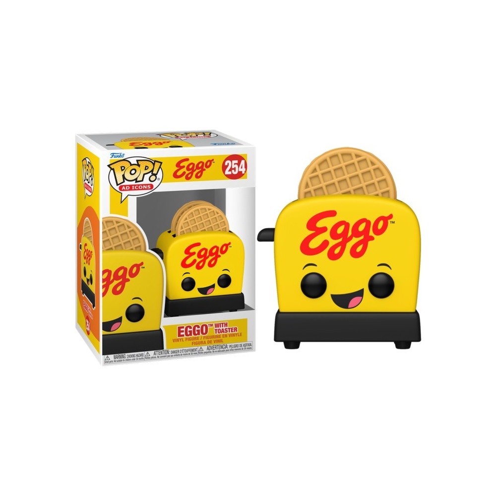 FUNKO POP! AD ICONS KELLOGG'S EGGO WITH TOASTER BOBBLE HEAD FIGURE FUNKO