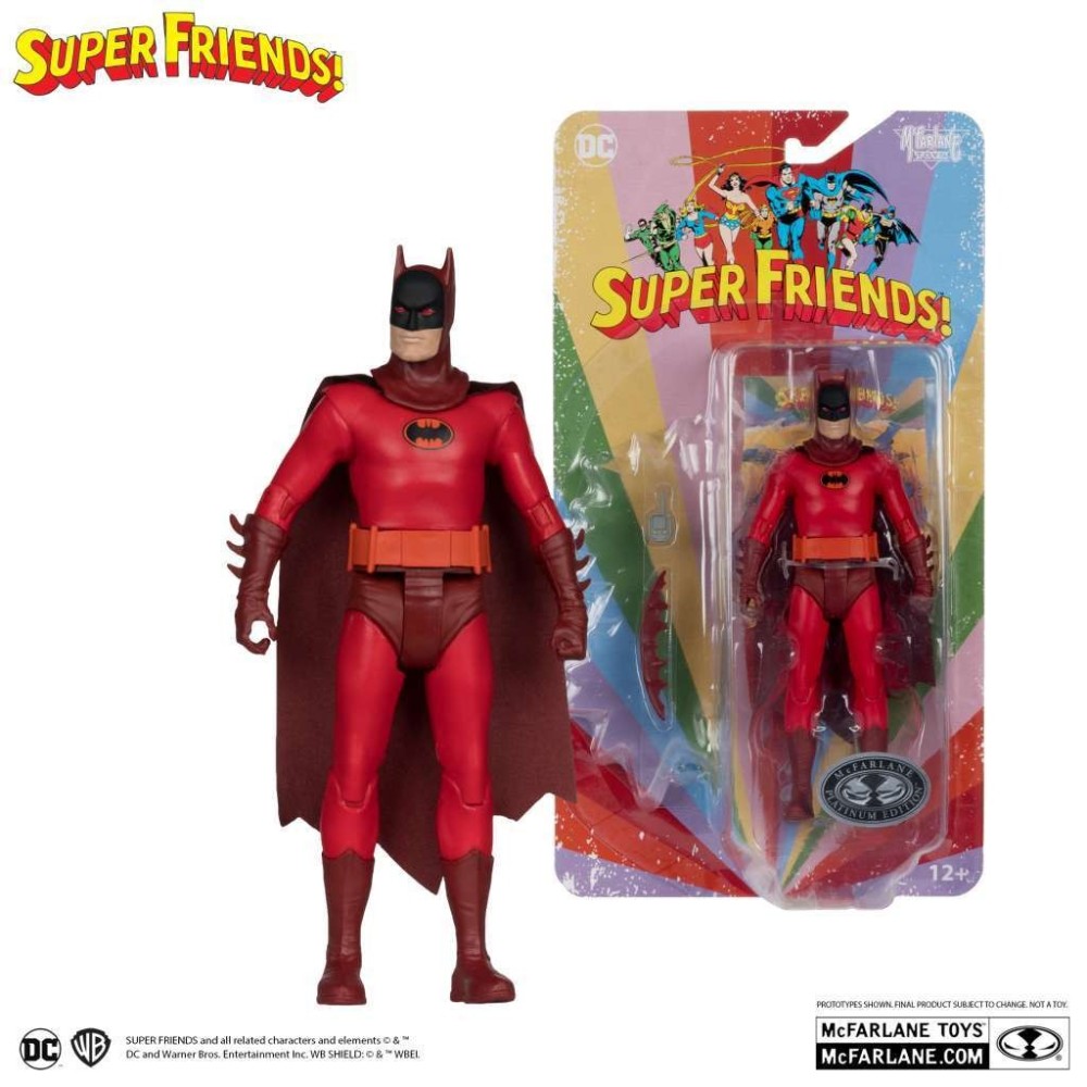 MC FARLANE DC RETRO SUPER FRIENDS BATMAN UNIVERSE OF EVIL PVC ACTION FIGURE