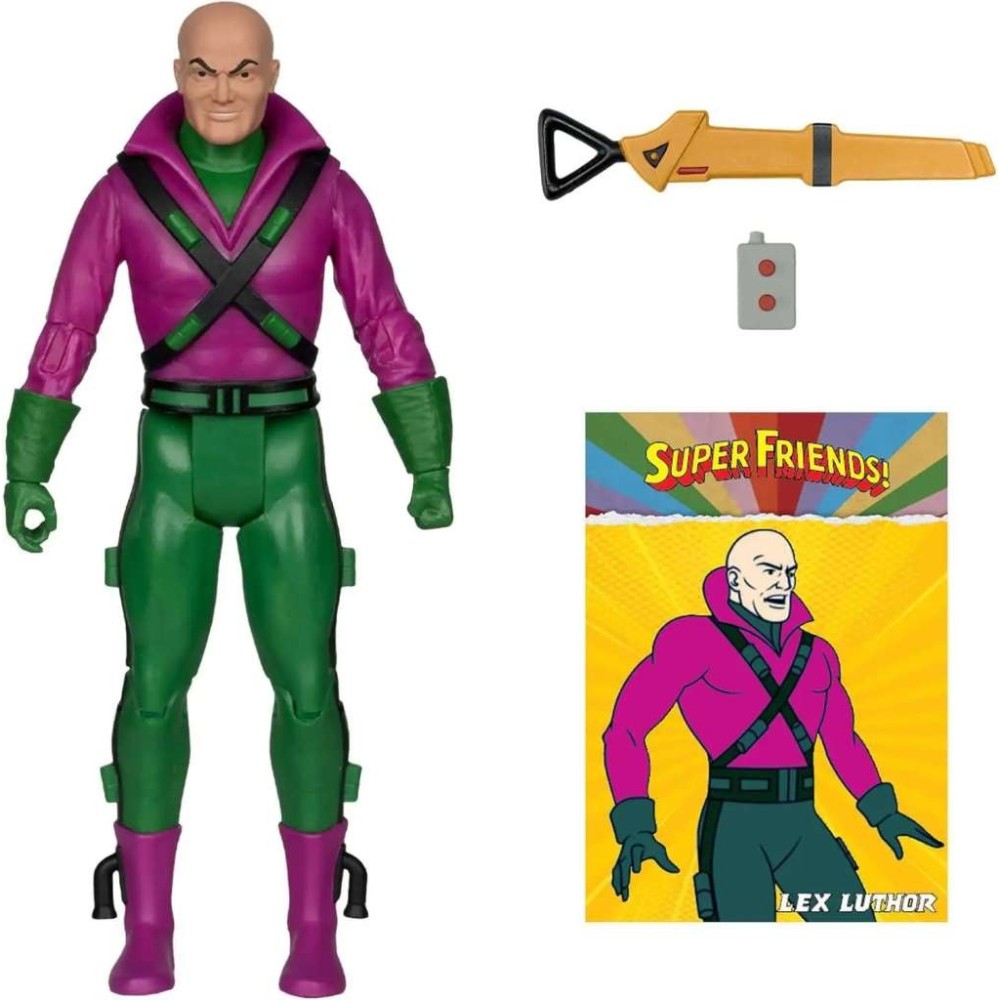 DC COMICS RETRO SUPER FRIENDS LEX LUTHOR ACTION FIGURE MC FARLANE