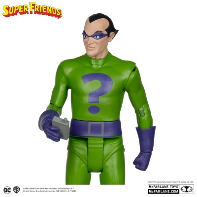 MC FARLANE DC RETRO SUPER FRIENDS RIDDLER PVC ACTION FIGURE