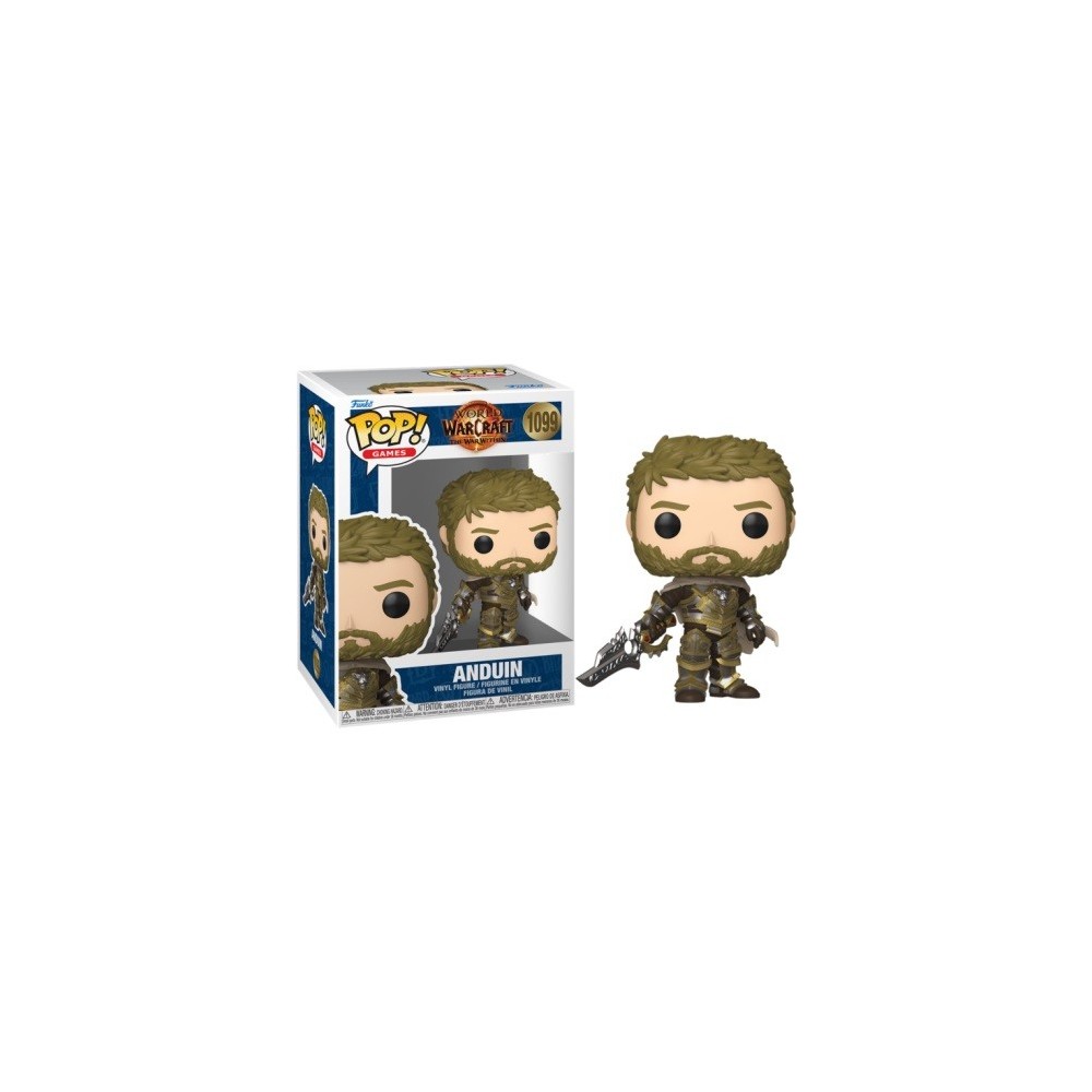 FUNKO FUNKO POP! WORLD OF WARCRAFT THE WAR WITHIN ANDUIN BOBBLE HEAD FIGURE