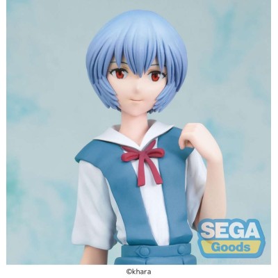 REBUILD OF EVANGELION REI AYANAMI UNIFORM HIGH PREMIUM STATUA FIGURE SEGA GOODS