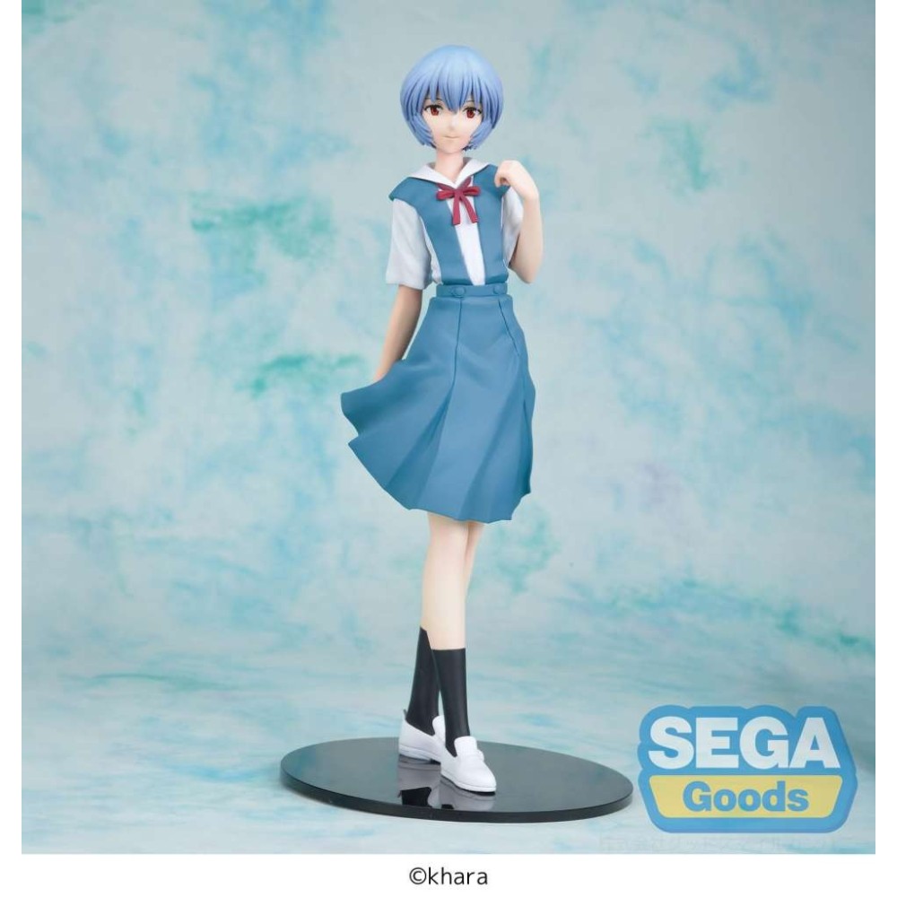 REBUILD OF EVANGELION REI AYANAMI UNIFORM HIGH PREMIUM STATUA FIGURE SEGA GOODS