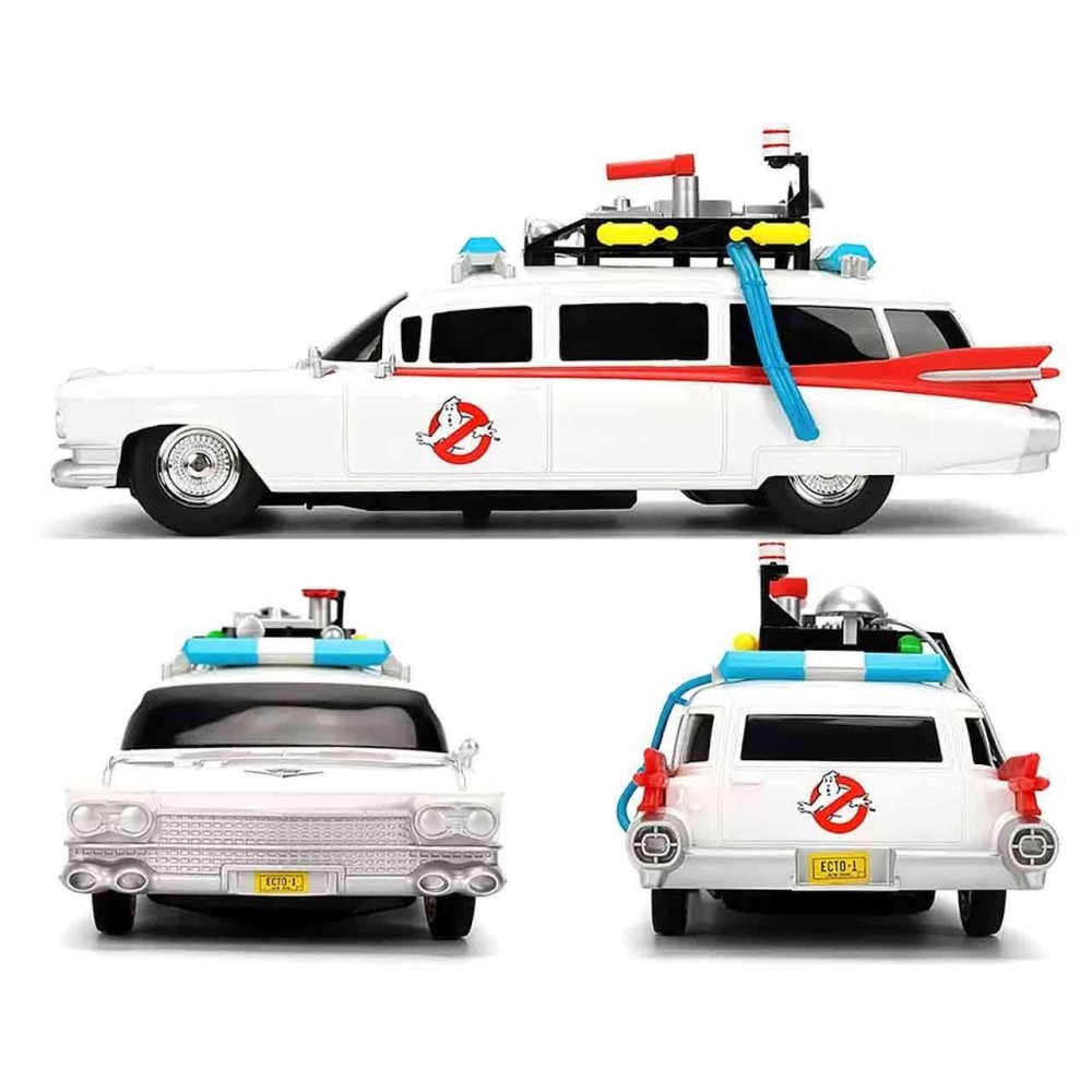 JADA TOYS GHOSTBUSTERS ECTO-1 RC MODEL 1/16 SCALE REMOTE CONTROL