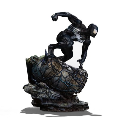 IRON STUDIOS MARVEL COMICS SPIDER-MAN BLACK COSTUME BDS ART SCALE DELUXE 1/10 STATUE FIGURE