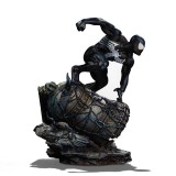 MARVEL COMICS SPIDER-MAN BLACK COSTUME BDS ART SCALE DELUXE 1/10 STATUA FIGURE IRON STUDIOS