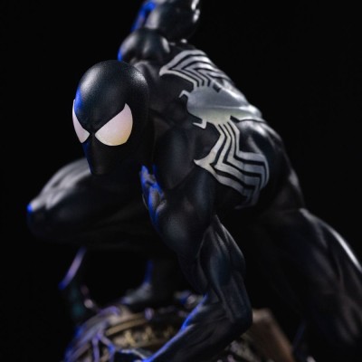 IRON STUDIOS MARVEL COMICS SPIDER-MAN BLACK COSTUME BDS ART SCALE DELUXE 1/10 STATUE FIGURE