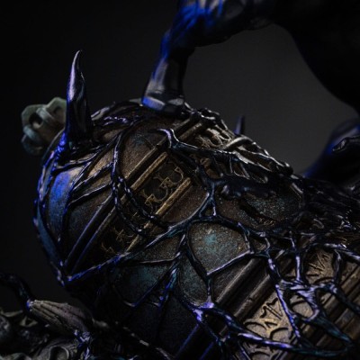 MARVEL COMICS SPIDER-MAN BLACK COSTUME BDS ART SCALE DELUXE 1/10 STATUA FIGURE IRON STUDIOS