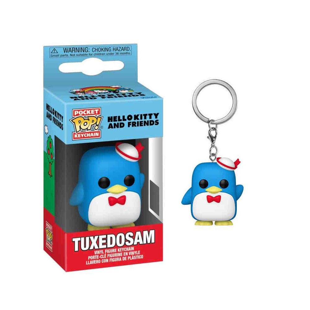 HELLO KITTY AND FRIENDS POCKET POP! TUXEDOSAM KEYCHAIN PORTACHIAVI FUNKO