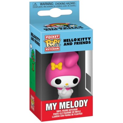 HELLO KITTY AND FRIENDS POCKET POP! MY MELODY KEYCHAIN PORTACHIAVI FUNKO