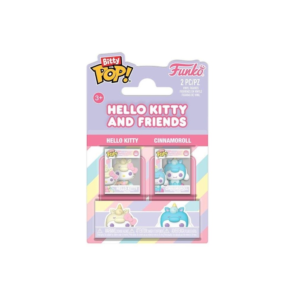 FUNKO FUNKO BITTY POP! HELLO KITTY AND FRIENDS HELLO KITTY AND CINNAMOROLL VINYL MINI FIGURES