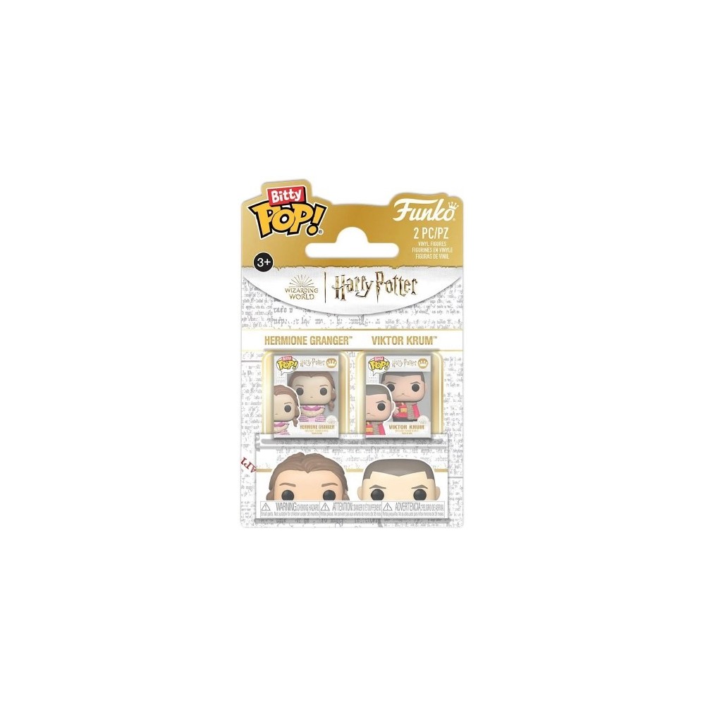 FUNKO FUNKO BITTY POP! HARRY POTTER HERMIONE AND KRUM VINYL MINI FIGURES