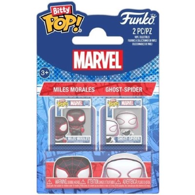 FUNKO BITTY POP! MARVEL MILES MORALES E GHOST-SPIDER VINYL MINI FIGURE FUNKO