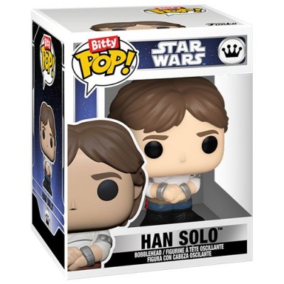 FUNKO FUNKO BITTY POP! STAR WARS LEIA AND HAN SOLO VINYL MINI FIGURES
