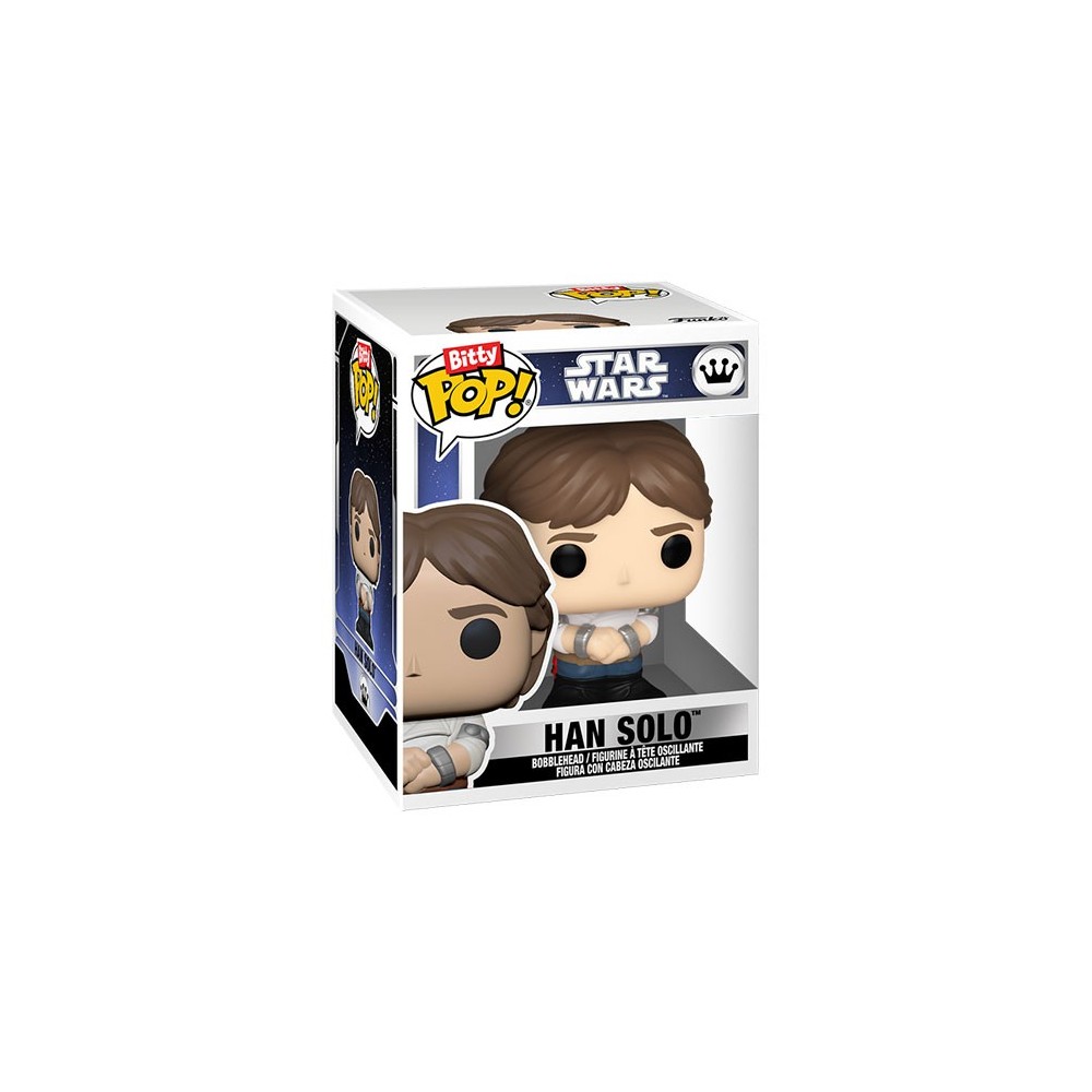 FUNKO FUNKO BITTY POP! STAR WARS LEIA AND HAN SOLO VINYL MINI FIGURES