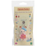 EPOCH SYLVANIAN FAMILIES NURSERY CHOCOLATE RABBIT FIGURE KEYCHAIN