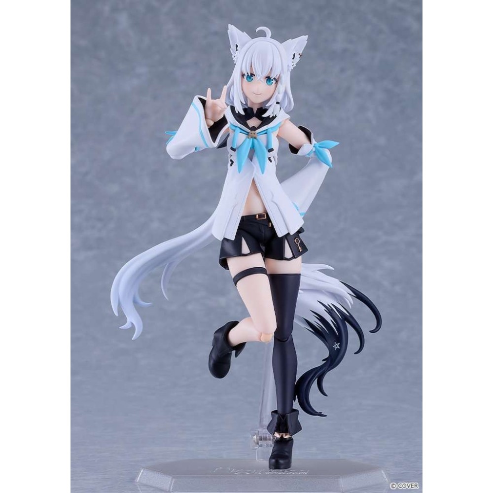 HOLOLIVE PRODUCTION SHIRAKAMI FUBUKI FIGMA ACTION FIGURE MAX FACTORY
