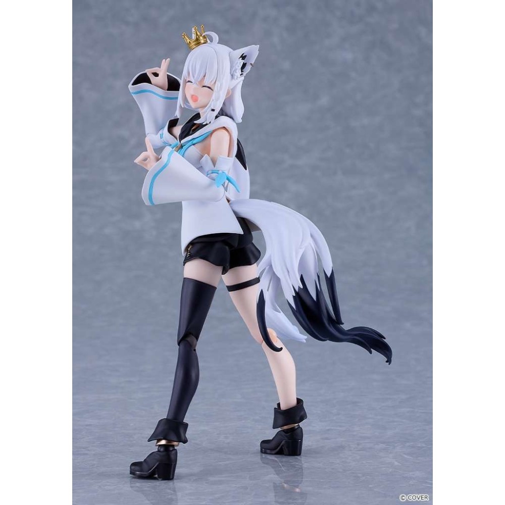 HOLOLIVE PRODUCTION SHIRAKAMI FUBUKI FIGMA ACTION FIGURE MAX FACTORY