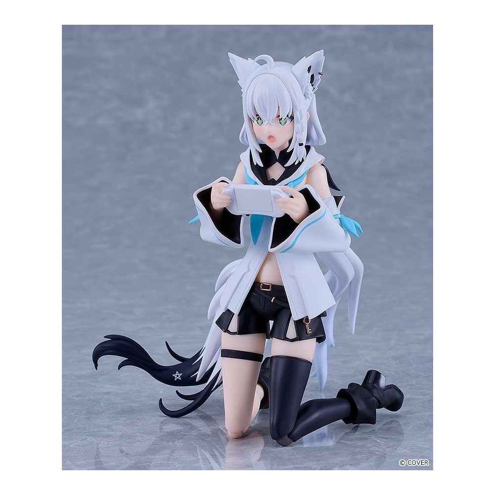 HOLOLIVE PRODUCTION SHIRAKAMI FUBUKI FIGMA ACTION FIGURE MAX FACTORY