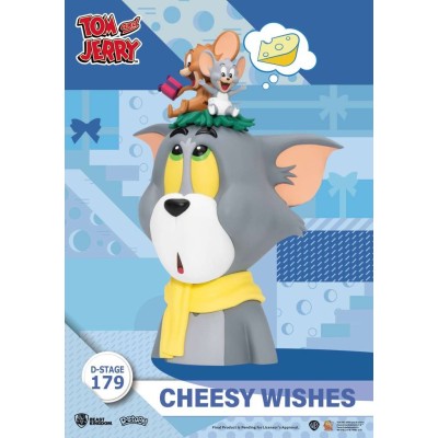 BEAST KINGDOM D-STAGE TOM AND JERRY CHEESY WISHES STATUE FIGURE DIORAMA
