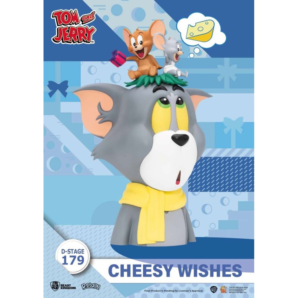 D-STAGE TOM AND JERRY CHEESY WISHES STATUA FIGURE DIORAMA BEAST KINGDOM