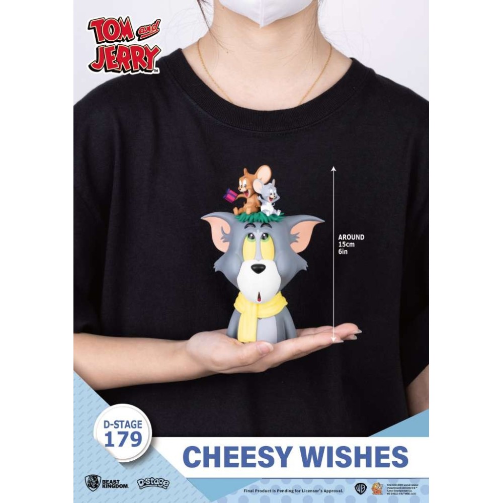 D-STAGE TOM AND JERRY CHEESY WISHES STATUA FIGURE DIORAMA BEAST KINGDOM